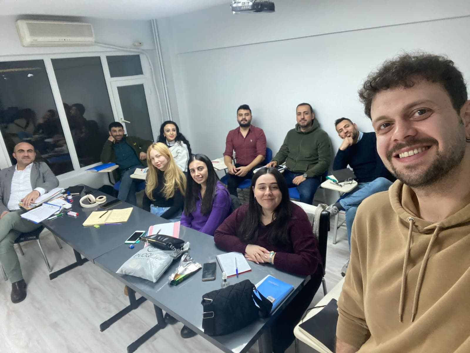 Ders ortamından bir kare